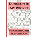 Dungeon In My Pocket Hexagon Grid Sketchbook: 4x6 Hex Paper for Campaign Planning, World Building, Portable Map Making Book for DM's, RPG Notebook