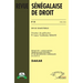 Revue Sénégalaise de Droit N° 38