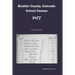 Boulder County, Colorado School Census 1877: An Annotated Index