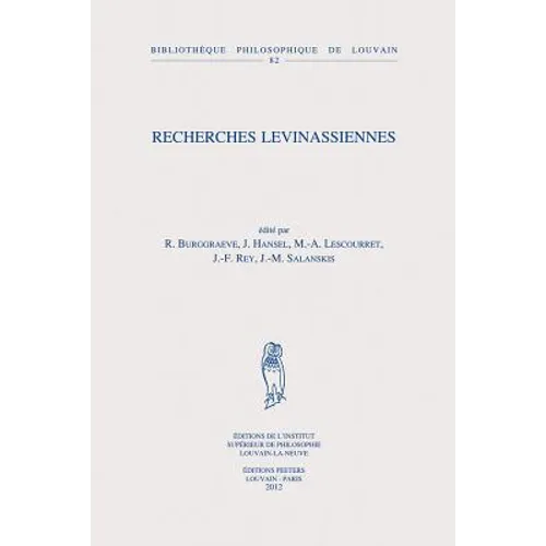 Recherches Levinassiennes