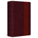 ESV Giant Print Personal Size Bible, Red Letter (Trutone, Mahogany, Trellis Design)