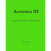 Acrostica III: Acrostic Puzzles Volume Three