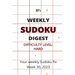 Bp's Weekly Sudoku Digest - Difficulty Hard - Week 30, 2023