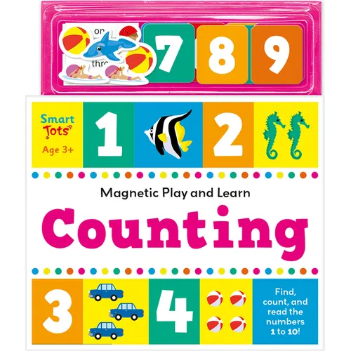 Counting: Learn Numbers with Magnetic Play and Learn Activity Book for Kids Ages 3+