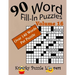 Word Fill-In Puzzles, Volume 16, 90 Puzzles, Over 140 words per puzzle