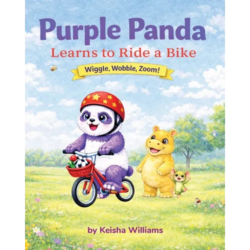 Purple Panda Learns to Ride a Bike