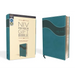Niv, Premium Gift Bible, Leathersoft, Blue, Red Letter Edition, Indexed, Comfort Print