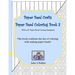 Paper Bead Crafts Paper Bead Coloring Book 3: With 5/8" Paper Bead Cutting Templates