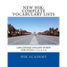New HSK: Complete Vocabulary Lists: Word lists for HSK levels 1, 2, 3, 4, 5, 6