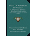 Notes Of Addresses By William Chalmers Burns: Missionary Of The English Presbyterian Church To China (1869)