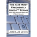 The 1333 Most Frequently Used IT Terms: English-Spanish-English IT Dictionary - Diccionario de Términos de Informática