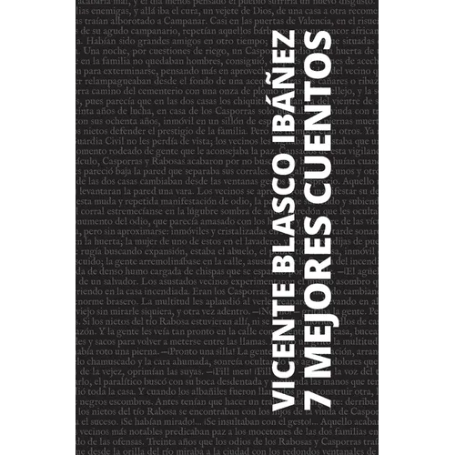 7 mejores cuentos - Vicente Blasco Ibáñez