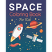 space coloring book kids coloring book: Featuring full-page drawings of planets, astronauts, spaceships, aliens, meteors, rockets, sun, moon, stars an