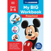 Disney Learning Big Workbook Preschool: Math & English Workbook for Kids Aged 3-5, Curriculum-Based