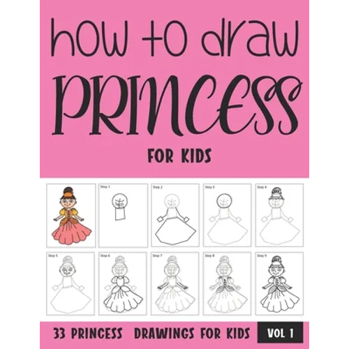 How to Draw Princess for Kids - Vol 1