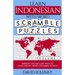 Learn Indonesian with Word Scramble Puzzles Volume 1: Learn Indonesian Language Vocabulary with 110 Challenging Bilingual Word Scramble Puzzles