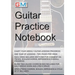 Guitar Practice Notebook: Instrumental diary for guitarists
