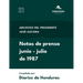 Notas de Prensa junio a julio de 1987: Archivos del presidente José Azcona