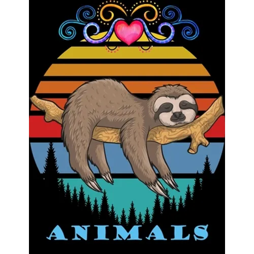 Animals: An adult coloring book: stress relieving designs