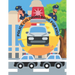 Police Coloring Book For Kids: Toddlers, Boys, Girls, Illustrations With Officers, Cars, Helicopter, buildings And More