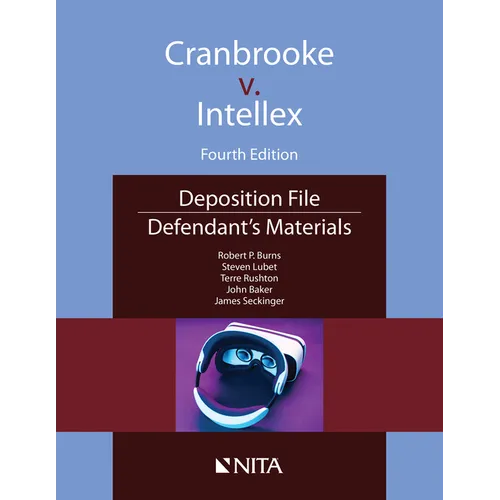 Cranbrooke v. Intellex: Defendant's Materials