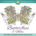 Butterflies & Moths Pattern Coloring Book For Adults