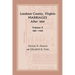 Loudoun County, Virginia Marriages After 1850: Volume II, 1881-1900