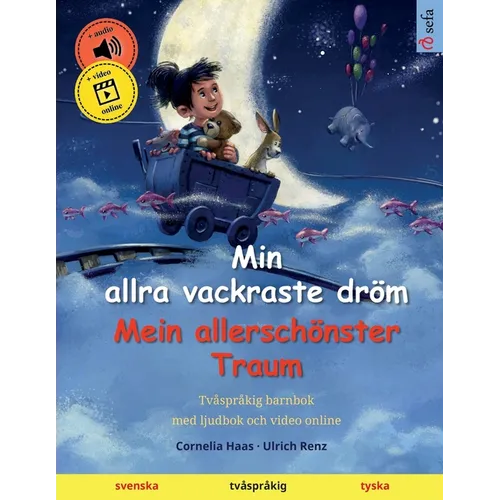 Min allra vackraste dröm - Mein allerschönster Traum (svenska - tyska): Tvåspråkig barnbok med ljudbok och video online