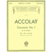 Concerto No. 1 in a Minor Jean Baptiste Accolay Violin with Piano Accompaniment Sheet Music Schirmer Library of Classics Volume 905 Music Teacher Reso