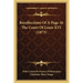 Recollections Of A Page At The Court Of Louis XVI (1873)