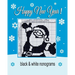 Happy New Year ! Black & white nonograms.