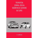 Toyota 2006-2016 Service Guide & Log