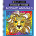 Brain Games - Sticker by Number: Mosaic Animals (28 Images to Sticker)