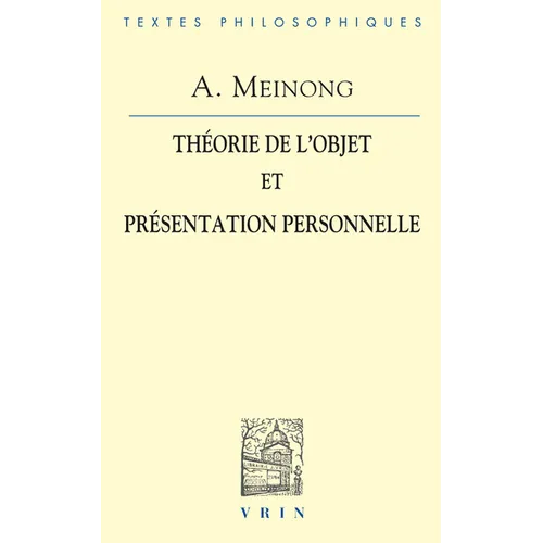 Theorie de l'Objet & Presentation Personnelle