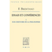 Essais Et Conferences I: Sur l'Histoire de la Philosophie