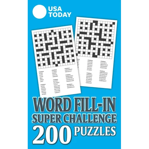USA Today Word Fill-In Super Challenge: 200 Puzzles