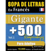 Sopa de Letras En Francés Formato Gigante: 500 Rompecabezas Para Adultos - Vol.1 - Delta Classics - Edición Gigante - 10.000 Palabras - ¡Un Desafío En