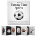 Baby's Tummy Time Sports: High-Contrast Fine Art for Visual Stimulation
