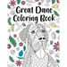Great Dane Coloring Book: Adult Coloring Book, Dog Lover Gift, Floral Mandala Coloring Pages, Doodle Animal Kingdom, Dog Mom, Pet Owner Gift