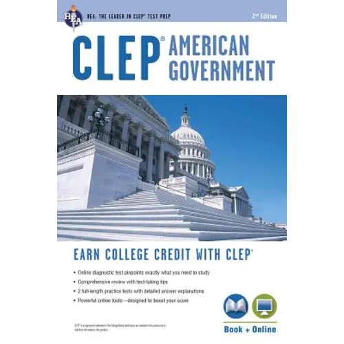 Clep(r) American Government Book + Online