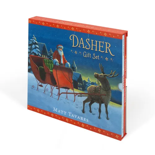 Dasher Gift Set: (Two Classic Christmas Picture Books with Press-Out Ornaments and Standees)