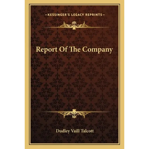 Report Of The Company