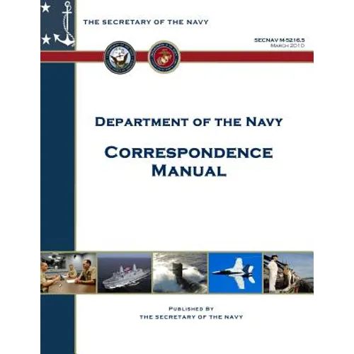 Department of the Navy Correspondence Manual