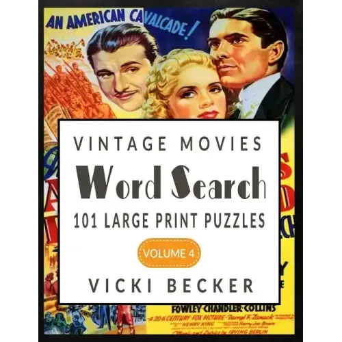 Vintage Movies Word Search