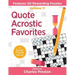 Quote Acrostic Favorites: Features 50 Rewarding Puzzles