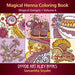 Magical Henna Coloring Book: Magical Designs