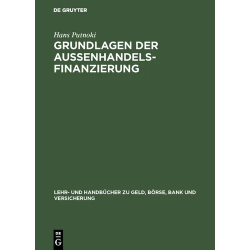 Grundlagen der Außenhandelsfinanzierung