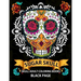 Sugar Skull: black page adult coloring books at midnight Version ( Dia De Los Muertos, Skull Coloring Book for Adults, Relaxation & Meditation )