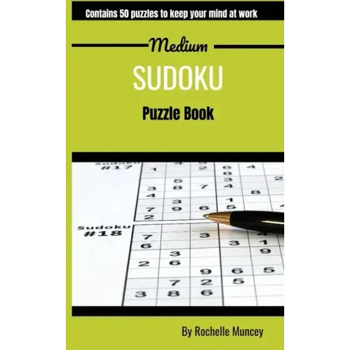 Small Sudoku Book: 5" x 8" Travel Friendly Edition with 50 Medium Sudokus Puzzles with Solutions
