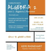 Algebra 2: Unit 1 - Algebra 1 Revisited: 5 Minute Math